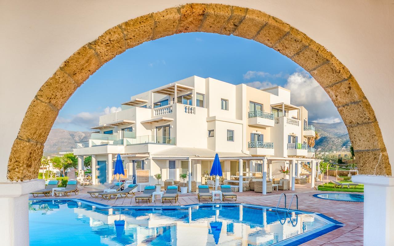 Pyrgos Blue Aparthotel Малиа Екстериор снимка
